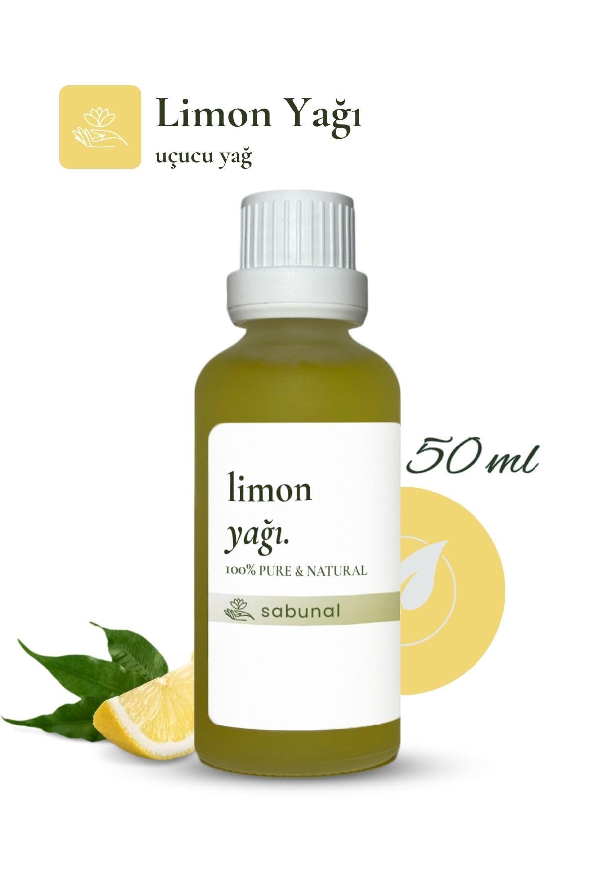 Limon Yağı 50 ml - Cilt Aydınlatıcı Bakım ve Aromaterapi Yağı