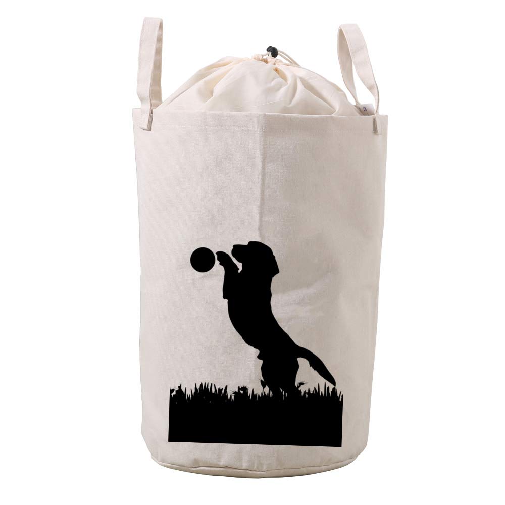 Sac à linge en lin étanche grand format avec cordon de serrage pour linge