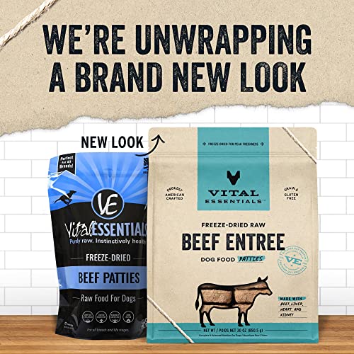 Important Necessities Freeze Dried Uncooked Canine Meals, Beef Patties Entree, 30 oz Important Necessities Freeze Dried Uncooked Canine Meals, Beef Patties Entree, 30 oz