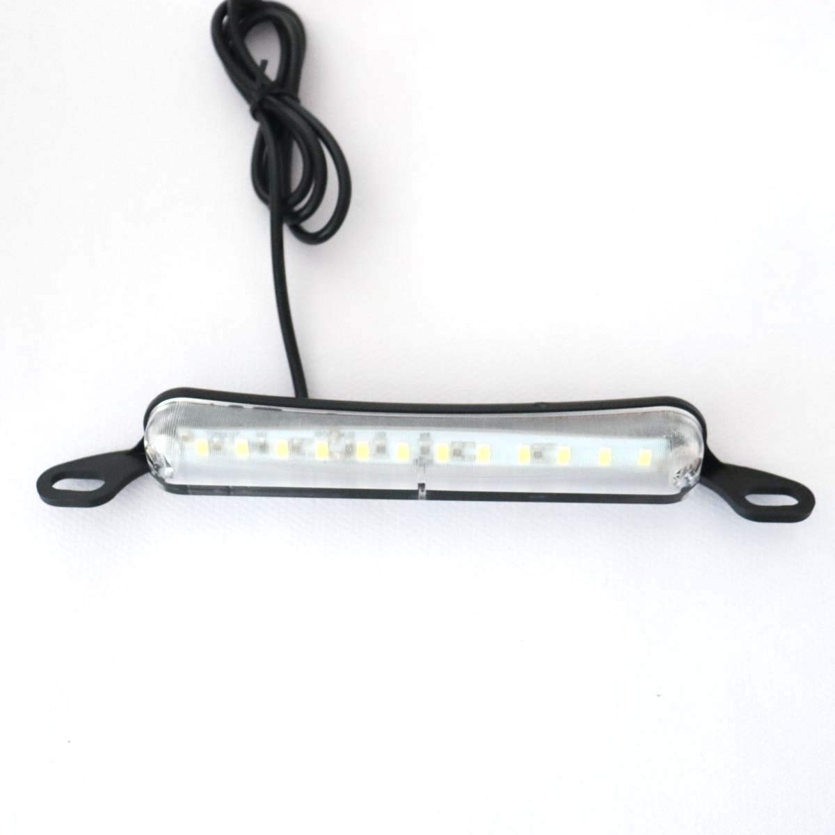 6000K Xenon White 12 LED License Plate Light - Universal Bolt-On Replacement For Cars 4 thumbnail image