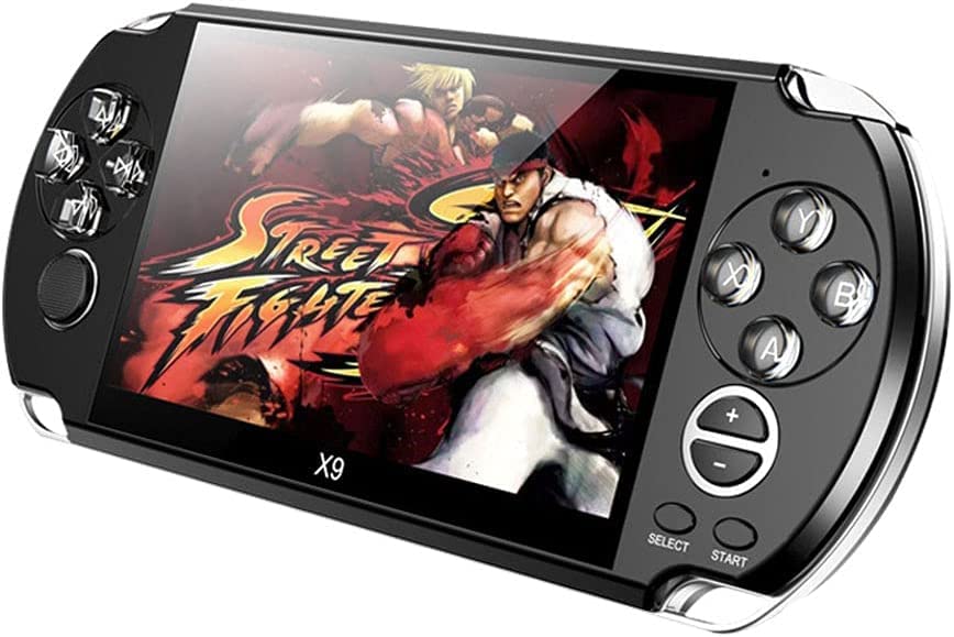 AMITVA 2030 New 5.0-Inch Handheld Video Game Console 128-Bit Retro with 10,000 Integrated Games for Arcade NEOGEO/CPS/FC/NES/SFC/SNES/GB/GBC/GBA/SMD/SEGA Children Christmas Present