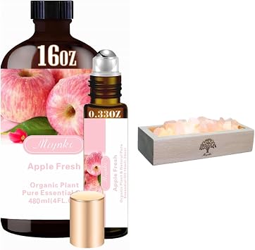 Apple Essential Oil 160z/480ml and Essential Oil Diffuser 300g