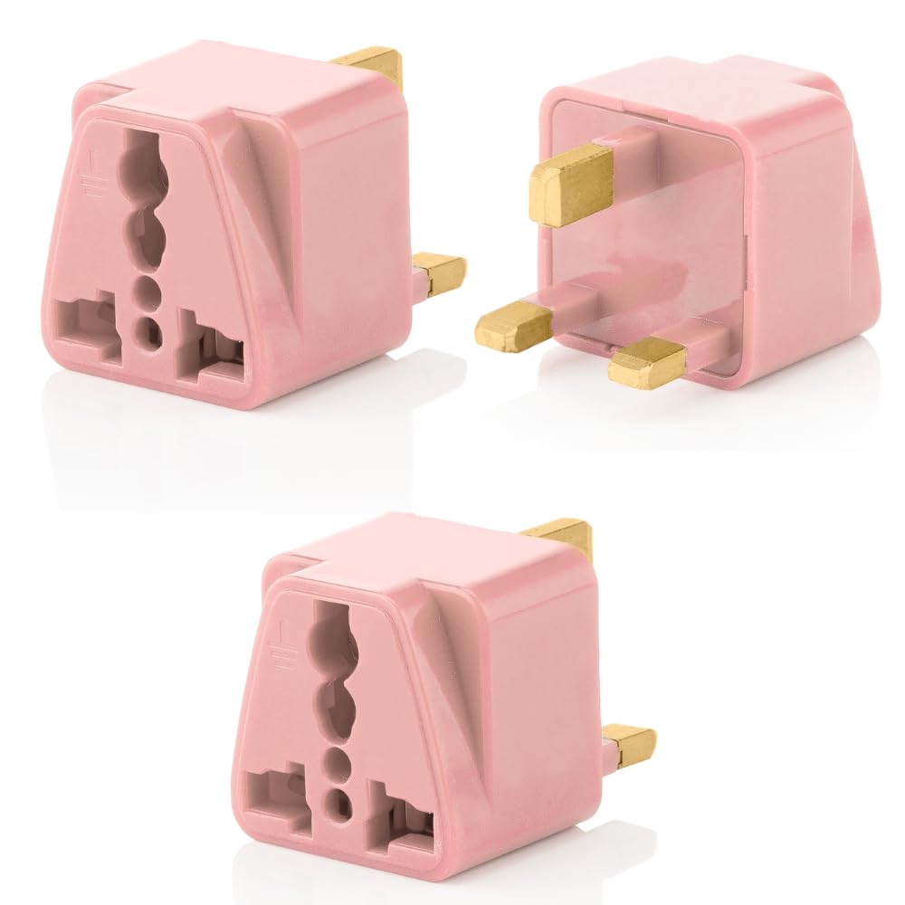 Hi-Plasst Black UK Adapter (Type-G Plug) - 1pc Pack - UK Travel Converter for Dubai, Singapore, Hong Kong, Malaysia - Compact & Durable India to UK Plug Adapter — Amazon image 21