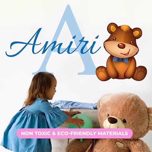 Vinilo Decorativo Osito Personalizable 22" x 12" miniatura 5