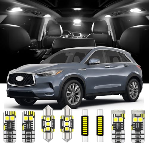 Kit 14 luces LED interiores para Infiniti EX35 y más miniatura 1