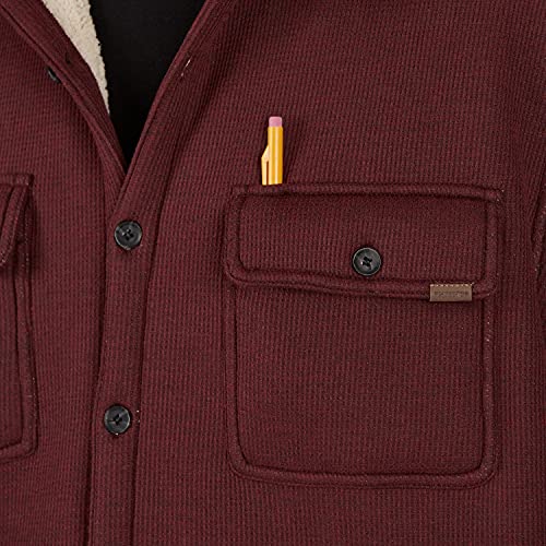 Image of Smith's Workwear Mens Sherpa Heather Thermal Shirt JacketJacket