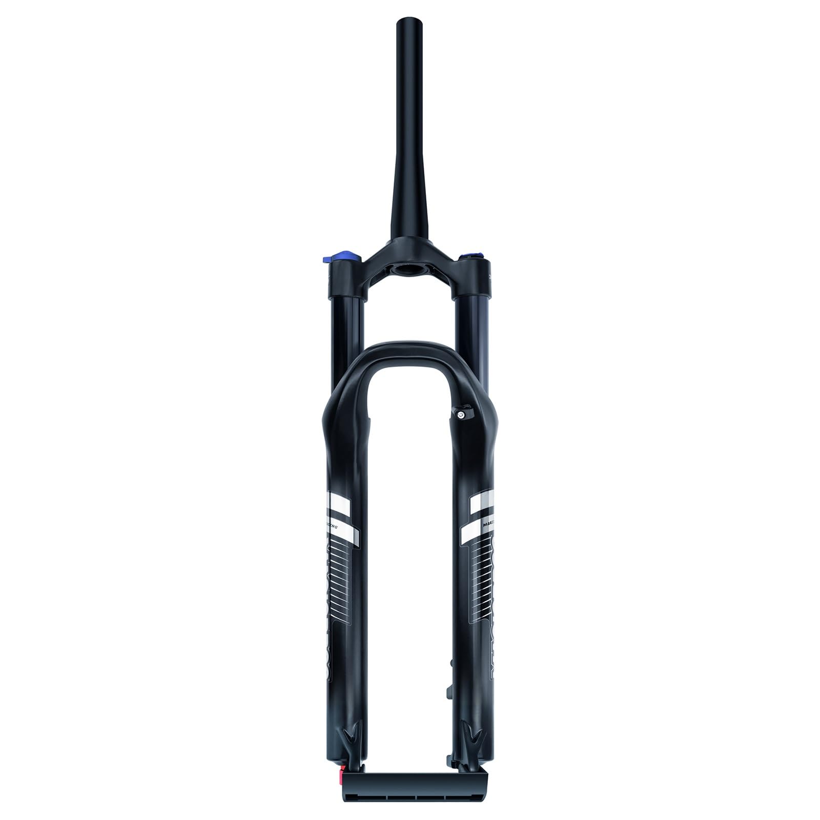 WIQUYBML Mountain Bikes Fork 26/27.5/29inch Suspension Air 1-1/8" Straight/tapered Travel 120mm Disc Brakes Bike Front Forks 9 * 100mm QR Manual/Remote Rebound Damping(Tapered-manual,BLACK29)
