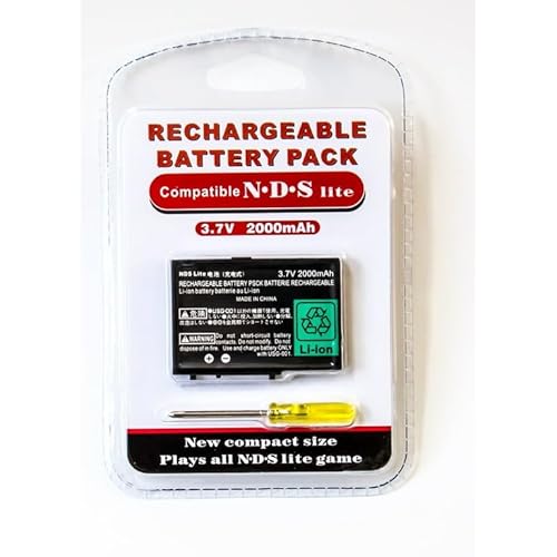 Link-e: Batería recargable de repuesto compatible con la consola Nintendo DS Lite