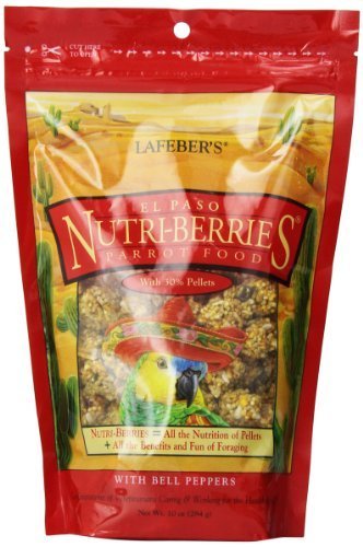 Lafeber Company Gourmet El Paso Nutri-Berries for Parrots, 10-Ounce by Phillips Feed & Pet Supply Natural Balance