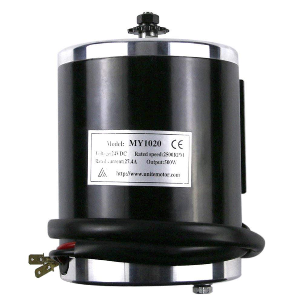 ZXTDR 24V 500W Brush Electric Motor for Go Kart Scooter E