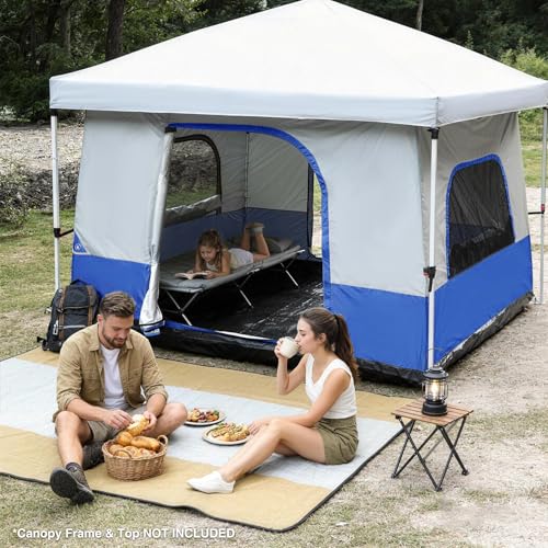Tienda de campaña canopy REDCAMP para 4-6 personas 10x10 miniatura 2