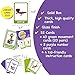 Covelico Exercise Cards for Kids - PE Equipment for Elementary School, Kids Workout Equipment Exercise Games, Classroom Exercise, PE Teacher Recess Equipment or at Home, Active Play Indoor or Outdoors