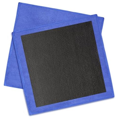 Anglekai 2PCS Clay Towel Auto Detailing, Clay Bar Towel 12 x 12 in Clay Bar Cloth Auto Detailing Clay Cloth for Car Clay Towel, Microfiber Car Clay Cloth Cover