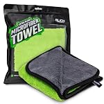 Slick Products Extra Plush Microfiber Car Detailing Towel - 1000 GSM, 16x16