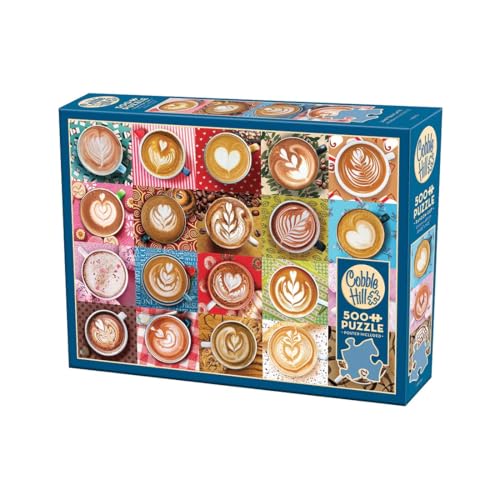 Cobble Hill 500 Piece Puzzle - Love You A Latte - Sample Poster Included