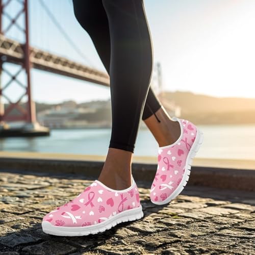 Image of Floral Sneakers for Women Colorful Art Shoes for Women Slip On Casual Work Shoes