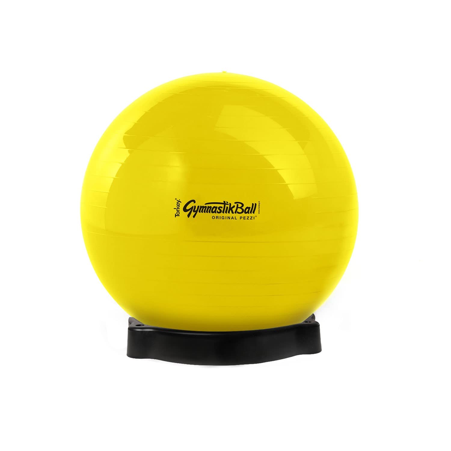 PEZZZI oryginalna piłka Pezziball Standard 42 cm z miseczką do piłki kombi piłka gimnastyczna żółta
