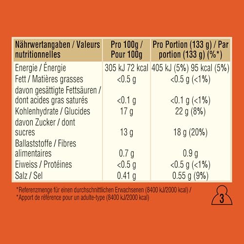 BEN’S ORIGINAL Sauce Süß-Sauer und extra Ananas, 6 Gläser (6x 400g)