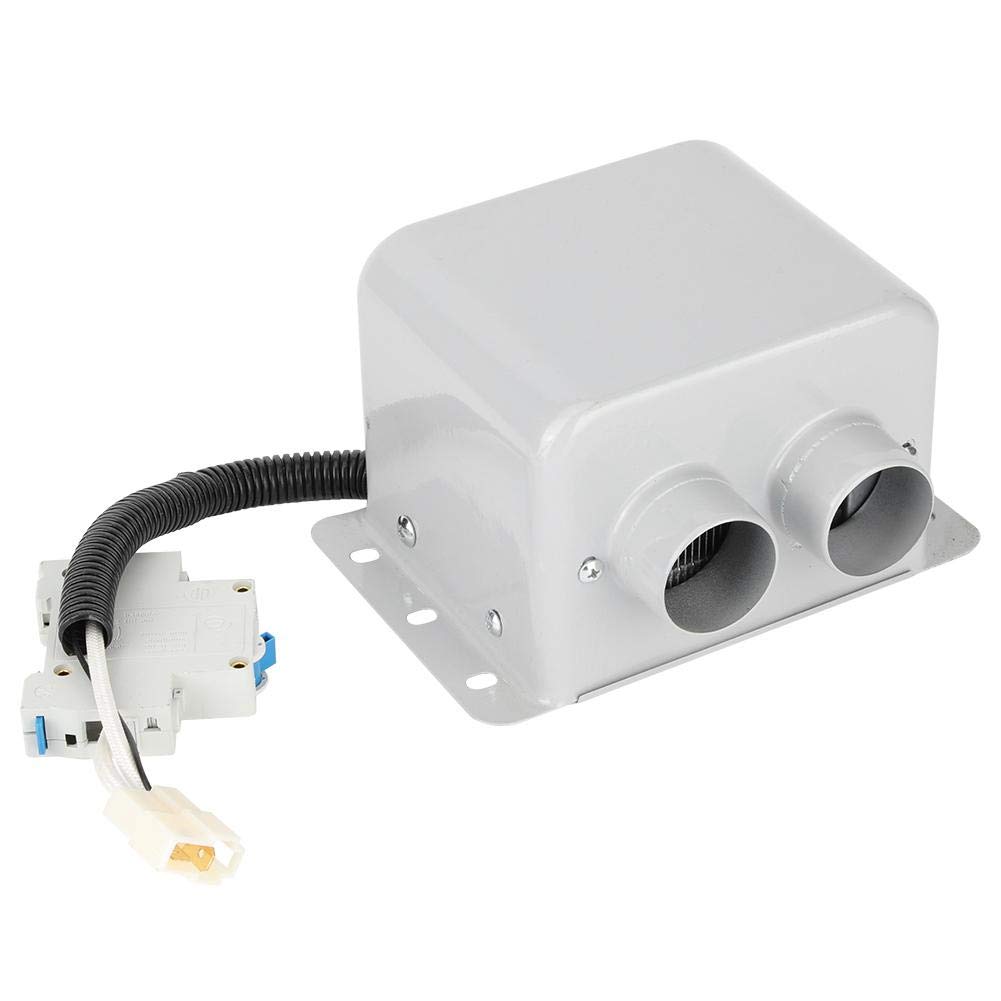 CHICIRIS riscaldatore Auto 24v Parabrezza Sbrinatore in Vetro Mist Elimina 2 Prese d'Aria Bianco 600-800w per Camion per Auto