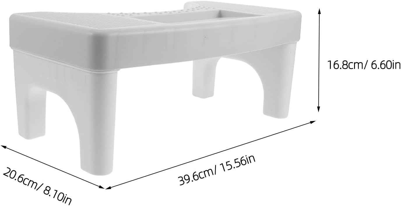Kids Toilet Squat Stool Non-Slip Potty Training Bathroom Stool Portable Potty Training Ladder Step Plastic Footstep for Preschool Nursery