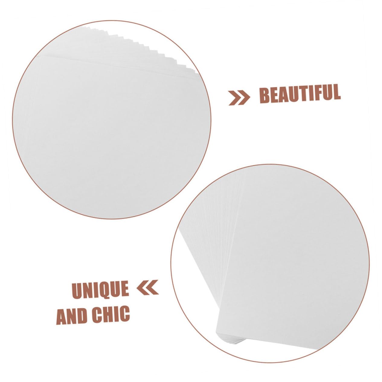 Weißes Aquarellpapier 100 Blatt, 160g, Künstlerpapier | 8k-format, Rauer Strich, Dicke Ausführung, Papier für Wasserfarben und Maltechniken