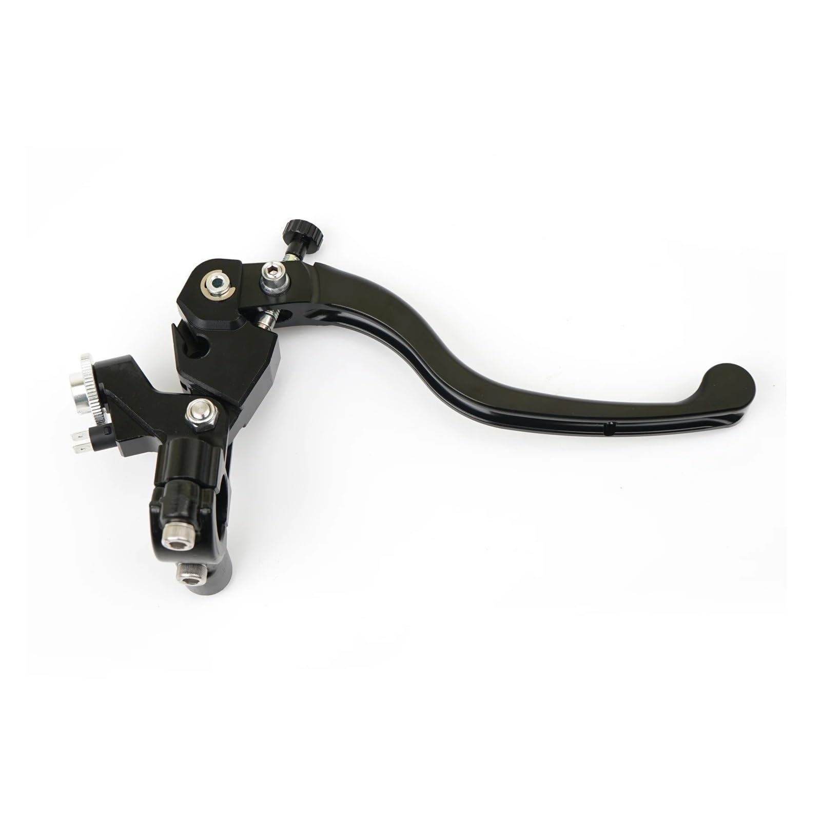 Générique Câble de traction universel 22mm pour levier d'embrayage gauche pour moto (compatible pour Honda,pour Yamaha)(Noir)
