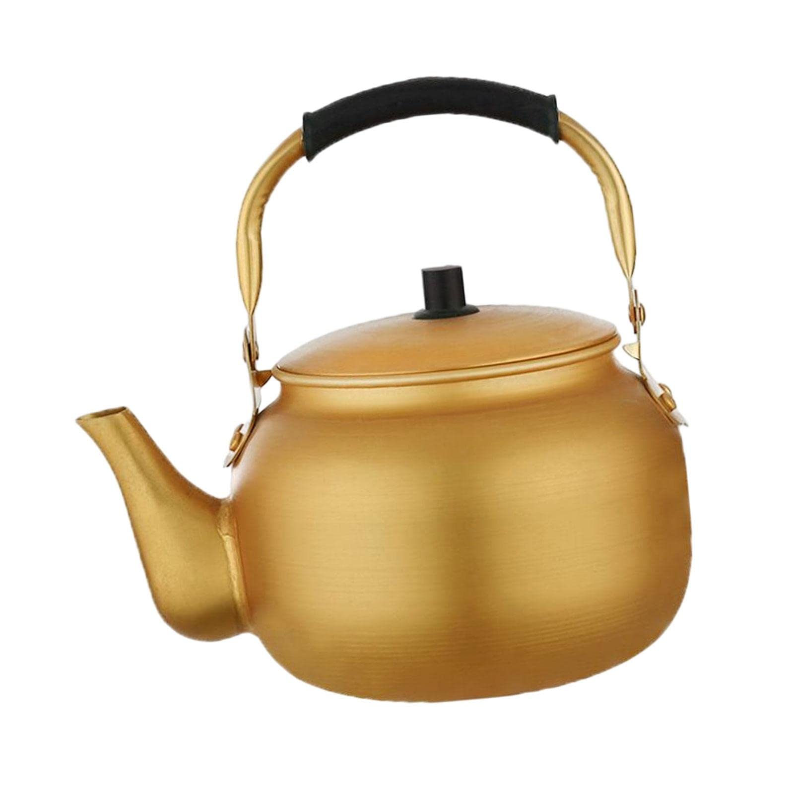 Teakettle en aluminium doré 1,5L au design raffiné durable