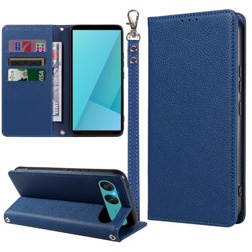 MINIKA Xperia 10 VII �p �P�[�X �蒠�^ �X�g���b�v�t�� �������U�[ �G�N�X�y���A10 VII �P�[�X �蒠�^ SO-52F �X�}�z�P�[�X �ϏՌ� ������� �J�[�h���[ ���u���X�^���h�@�\ �����}�O�l�b�g �J�� ���� 360�x �S�ʕ�