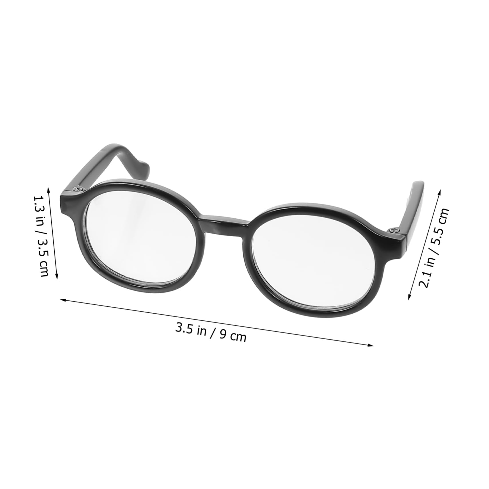 BESPORTBLE 2pcs Puppy Glasses Dog Eyewear Dog Sunglass Decorative Glasses for Masquerade Carnival New Year