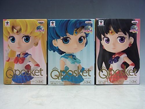 Amazon Com Pretty Guardian Sailor Moon Q Posket Petit 3figures Complete Set Banpresto Japan By Q Posket Petit Everything Else