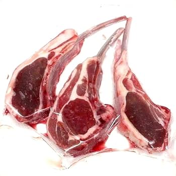 Amazon.co.jp: ラム肉 骨付き ラムチョップ 1.2kg (18本入り/半