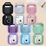 RIYADAone Twarde etui kompatybilne z aparatem Fujifilm INSTAX Mini 12/11, Glina biała, 15 * 15 * 9, Etui