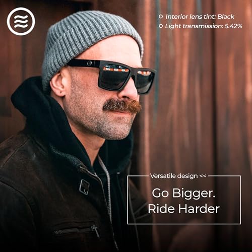 NEVEN Tombstone XL Men’s Polarized Sunglasses -Rugged Relaxed Rectangular UV Protection Sunglasses-Cool Urban Fashion Glasses3