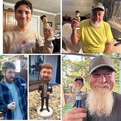 Generic Mybobble Custom Bobbleheads,100% Full Polymer Clay Personalized Custom Bobble Head,Customized Unique Handmade Bobbleheads Figurine Gift For Any Occasion thumb #3