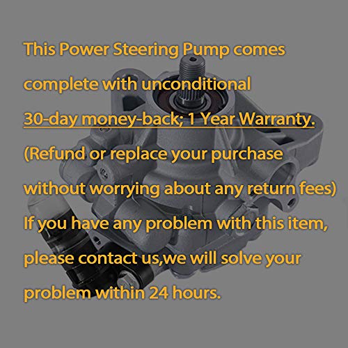 Power Steering Pump 21-5419 For 2006 2007 2008 2009 2010 2011 Honda Element/Accord/Cr-V 2.4L 2002-2008 Acura Rsx/Tsx/Lx 2.4L Power Assist Pump #TOP6