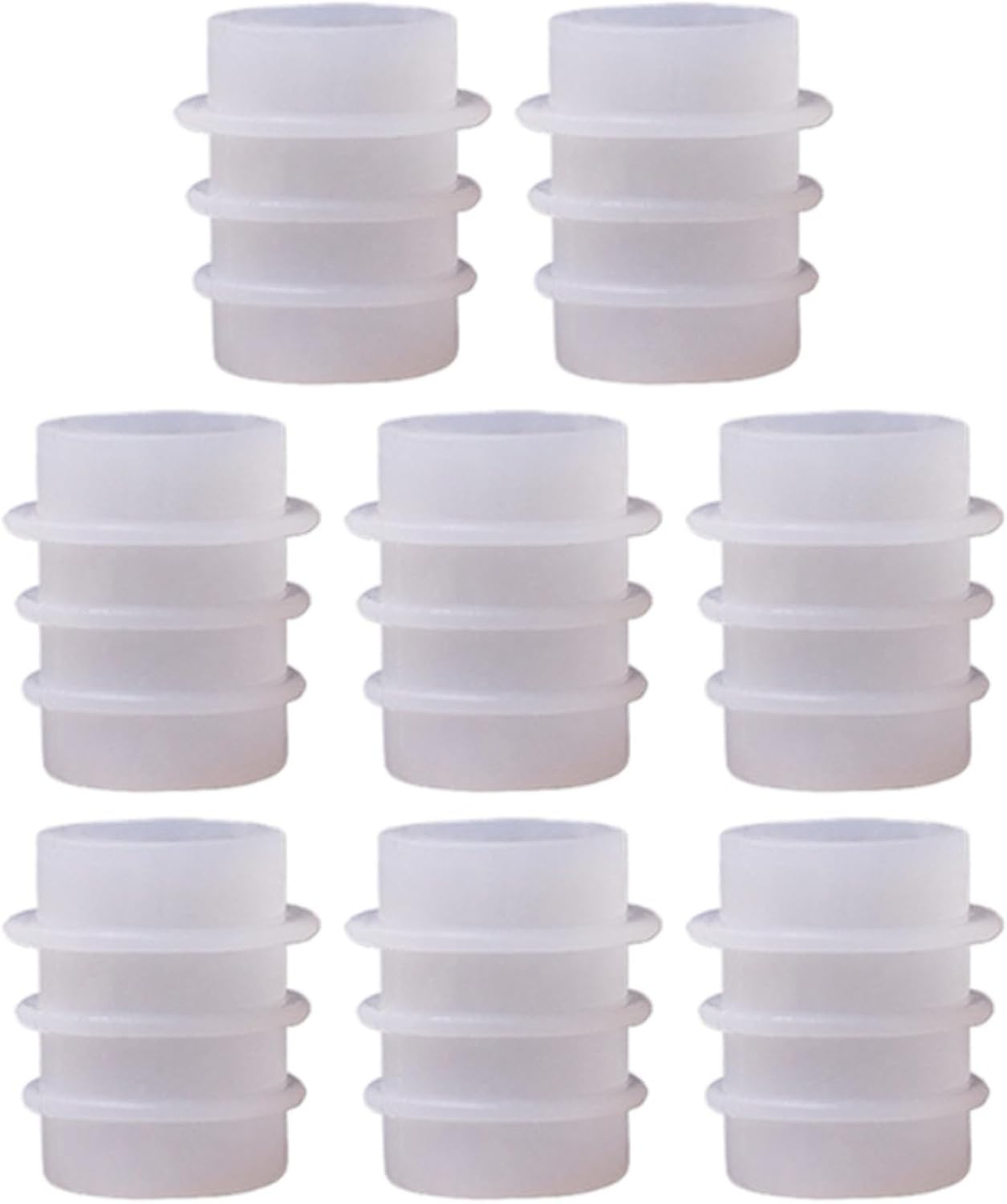 8Pcs White Cork Cover Bottle Stopper Silicone Mold,Reusable Beverage Bottle Stoppers Silicone Molds,Crystal Epoxy Wine Bottle Stopper Mold,Wine Stoppers and Pourers,Kitchen and Dining