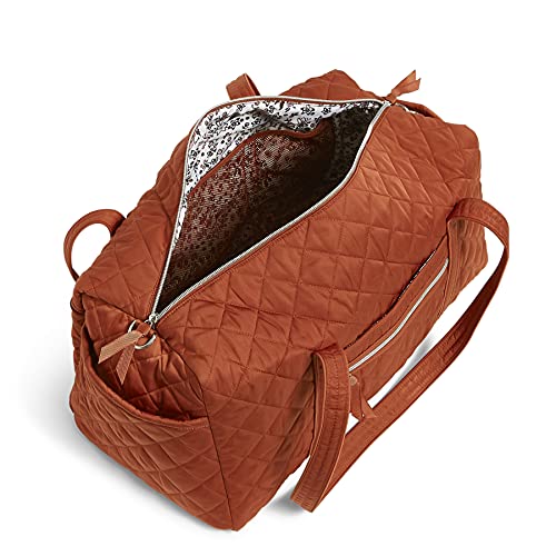 Vera Bradley Performance Twill Medium Travel Duffle Bag, Toasted Terracotta