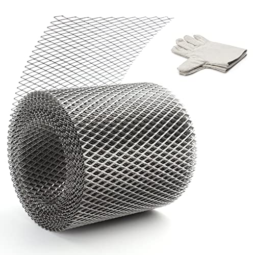 Fosluoc Gutter Guard, 5 Inch X 40 Feet Leaf Filter Gutter Protection, 304 Stainless Steel Gutter Mesh Sceen Protect From Branches, Leaves, Debris. #TOP7