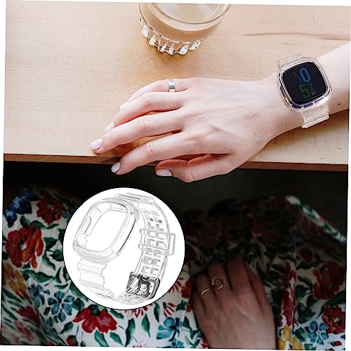 SWOOMEY pulseira de relógio transparente material tpu capa portátil Pulseira para relógio Proteção p