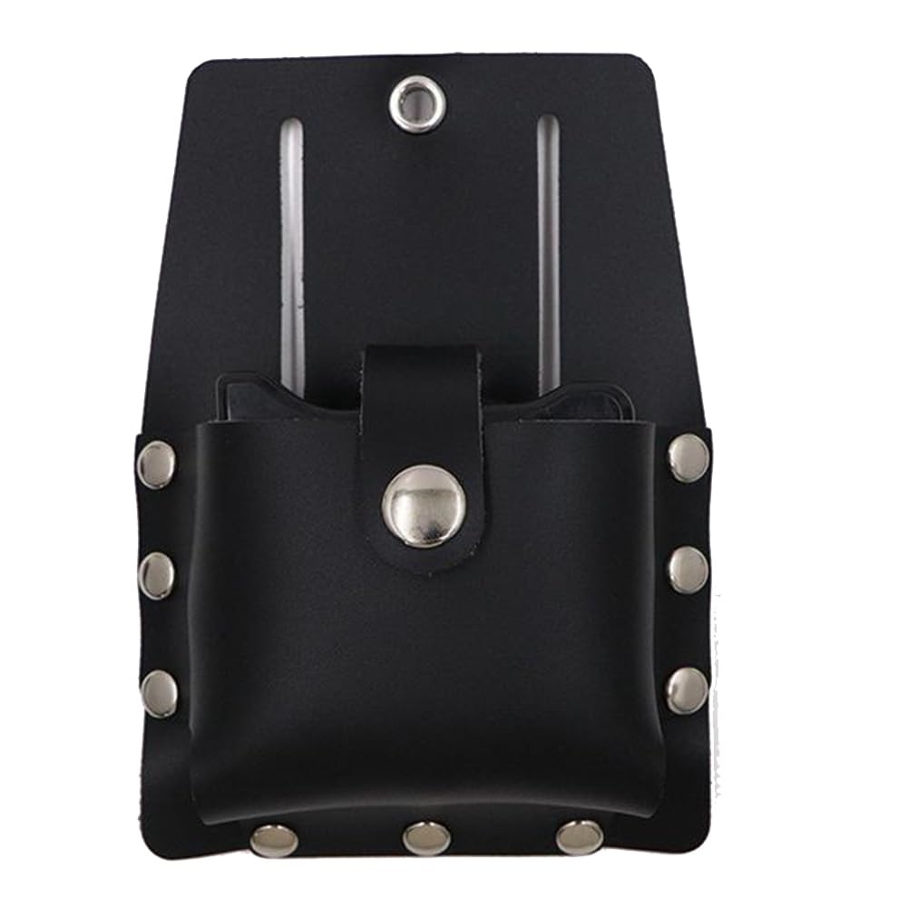 UDSKNV[KSL Leather Shoulder Tape Measure Convenient Wear- Stain- Outdoor Tools Wallet Storage Bag
