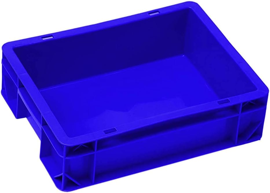 Plastic Multipurpose/Milk/Vegetable/Fruit/Fish Crate (400 x 300 x 120 mm) (Blue)