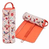 Estuche Enrollable Frida Kahlo - Tela Enrollable Compartimentos Escolar Mujer Universidad │ Rectangular : Vuelta al Cole - Material Escolar y Papelería Bonita