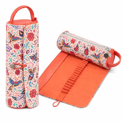 Estuche Enrollable Frida Kahlo - Tela Enrollable Compartimentos Escolar Mujer Universidad │ Rectangular : Vuelta al Cole - Material Escolar y Papelería Bonita