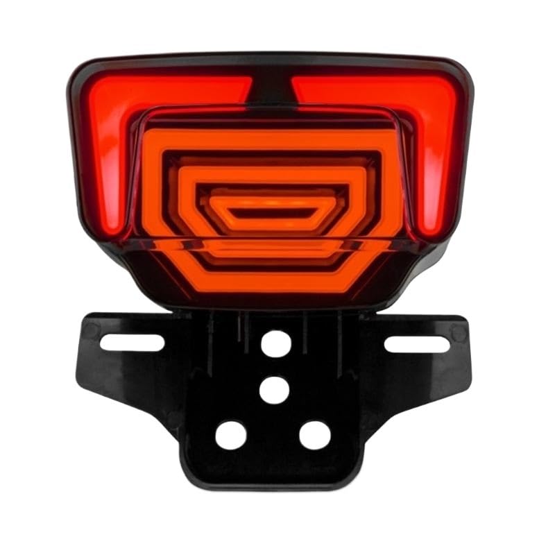 Luz trasera para moto que soluciona fallos de visibilidad en frenada