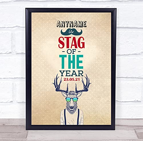 Stag of The Year Hipster Stag Do Personalized Event Party