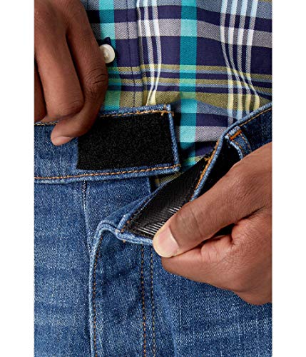 Tommy Hilfiger Men's Adaptive Jeans Relaxed Fit Adjustable Waist Magnet Buttons3