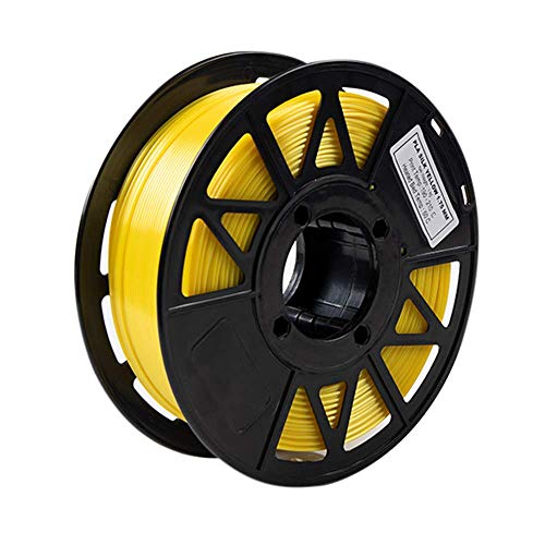 Image of Tesseract Premium PLA + 1.75mm 3D Printing Filament | Dimensional Accuracy + /- 0.03mm | Compatible with Most FDM Printers | 1 KG 3D Printer Filament - PLA Silk Yellow (Quantity 1)