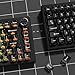 dagaladoo Grey Clear keycaps,Transparent keycaps 60 75 100 Percent,Ceramic Jelly Key caps Set,Shine Through Key caps.,MDA Profile Keyboard Key Cap for Mx Switches Mechanical Keyboard(115key)