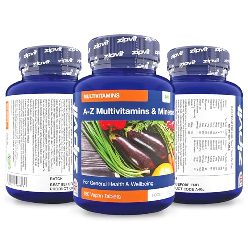 Zipvit Multivitamin Tablets - Vegan Multivitamin for Women & Men - 180 Tablets - 6 Months Supply - with 25 Essential Active Vitamins & Minerals. Supports Bone Health and Your Immune System. - Image 4
