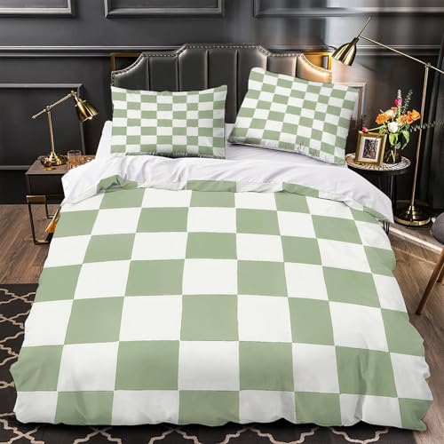 Housse de couette 3D hypoallergique fermeture éclair pour lit simple ado